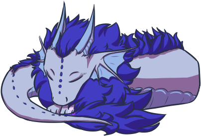 A Sleepy Path Napping - Cartoon (500x329), Png Download