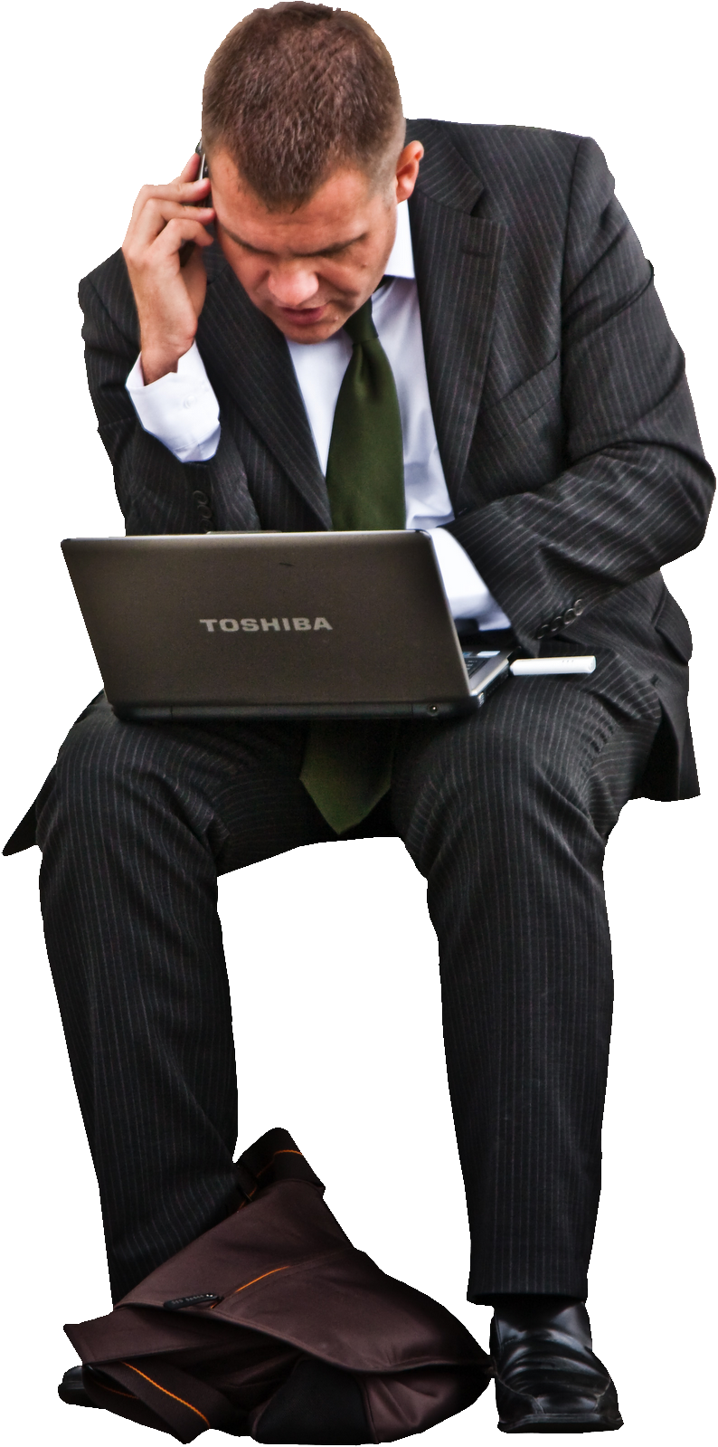 People Sitting Png Posted By Francis Allen Banuapeople - Man In Suit Sitting (1600x1600), Png Download