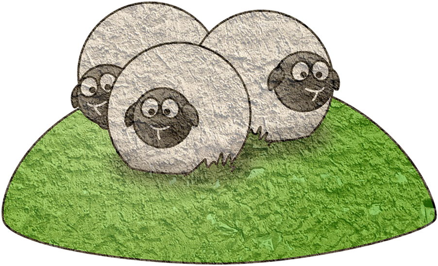Sheep Animal Good Friday - Three Little Sheep Bags, Adult Unisex, Natural (1066x1280), Png Download