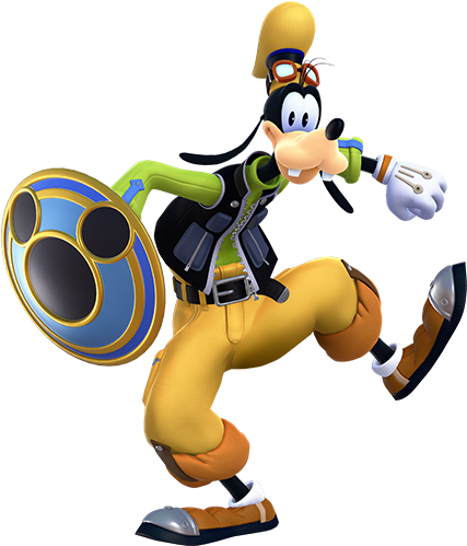 Vector Freeuse Library Goofy Transparent Kingdom Hearts - Goofy Kingdom Hearts (435x503), Png Download