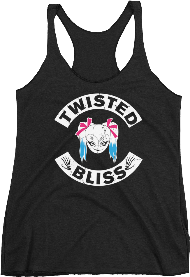 Alexa Bliss "twisted Bliss" Women's Racerback Tank - Women's Tank Top Monarch Butterfly Design With Angel (1000x1000), Png Download