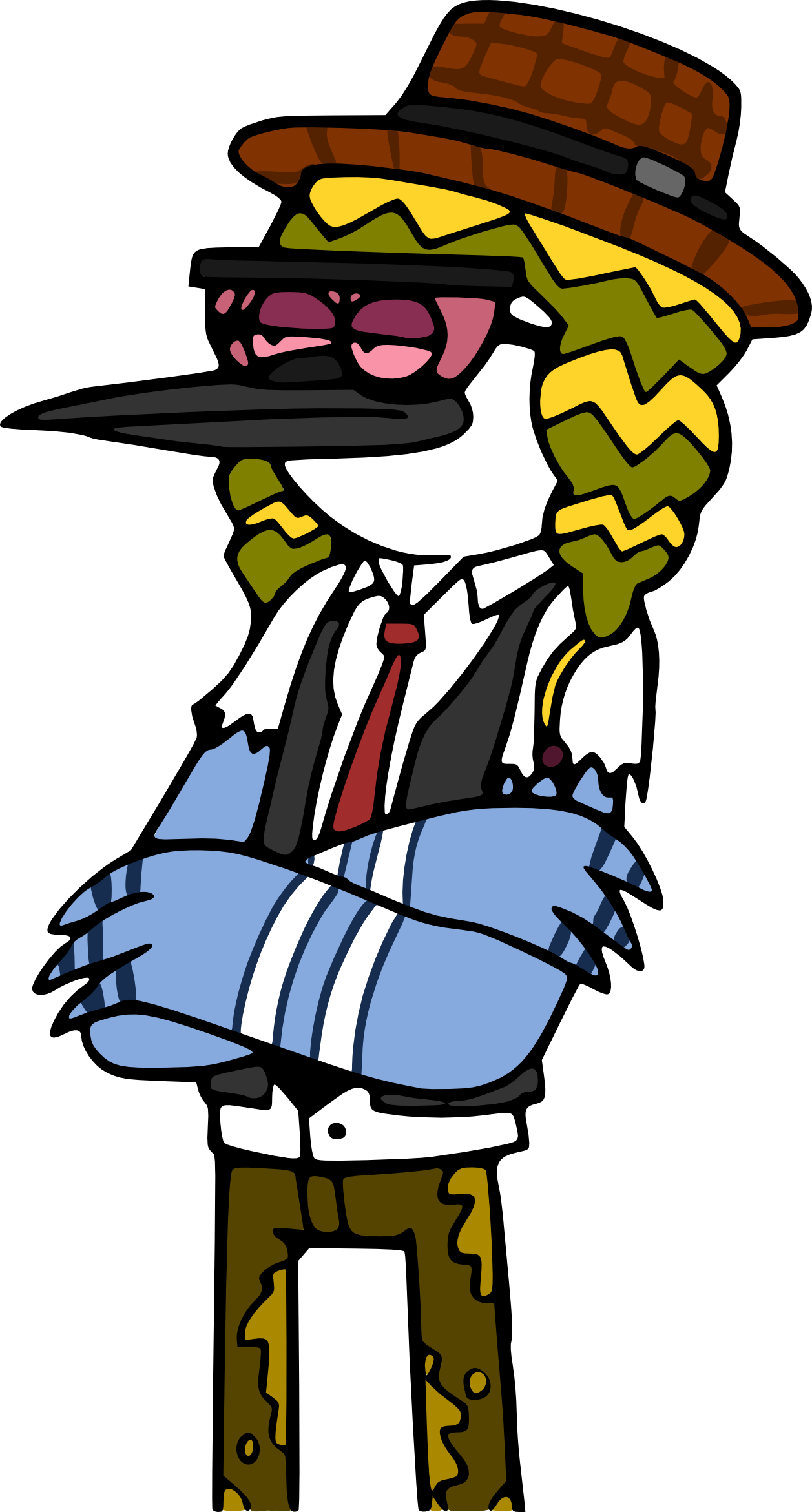 I Made This High-res Picture Of Cool Mordecai While - Art (1257x2341), Png Download