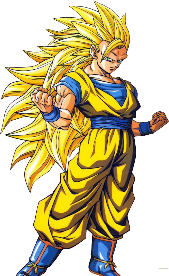 Be Triggered Similarly To Ssj1 - Goku Super Sayayin 3 (869x1086), Png Download