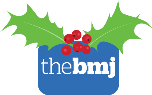 Img Bmj Logo Holly - British Medical Journal Christmas Edition (600x390), Png Download