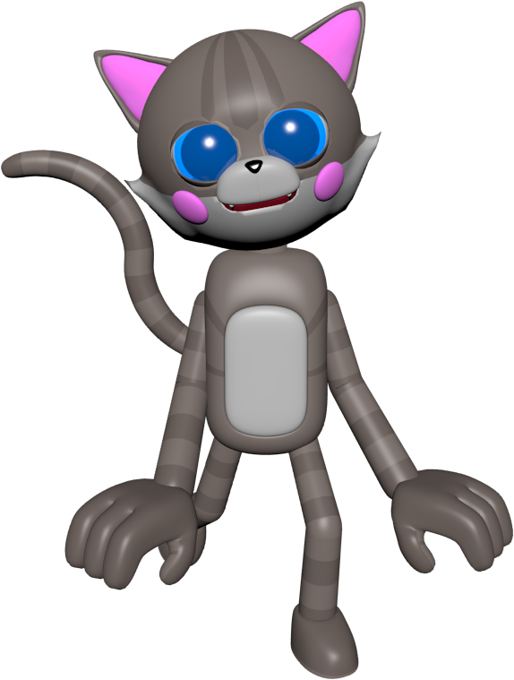 Kitty In The Crowd - Five Nights At Freddy's (1000x1000), Png Download