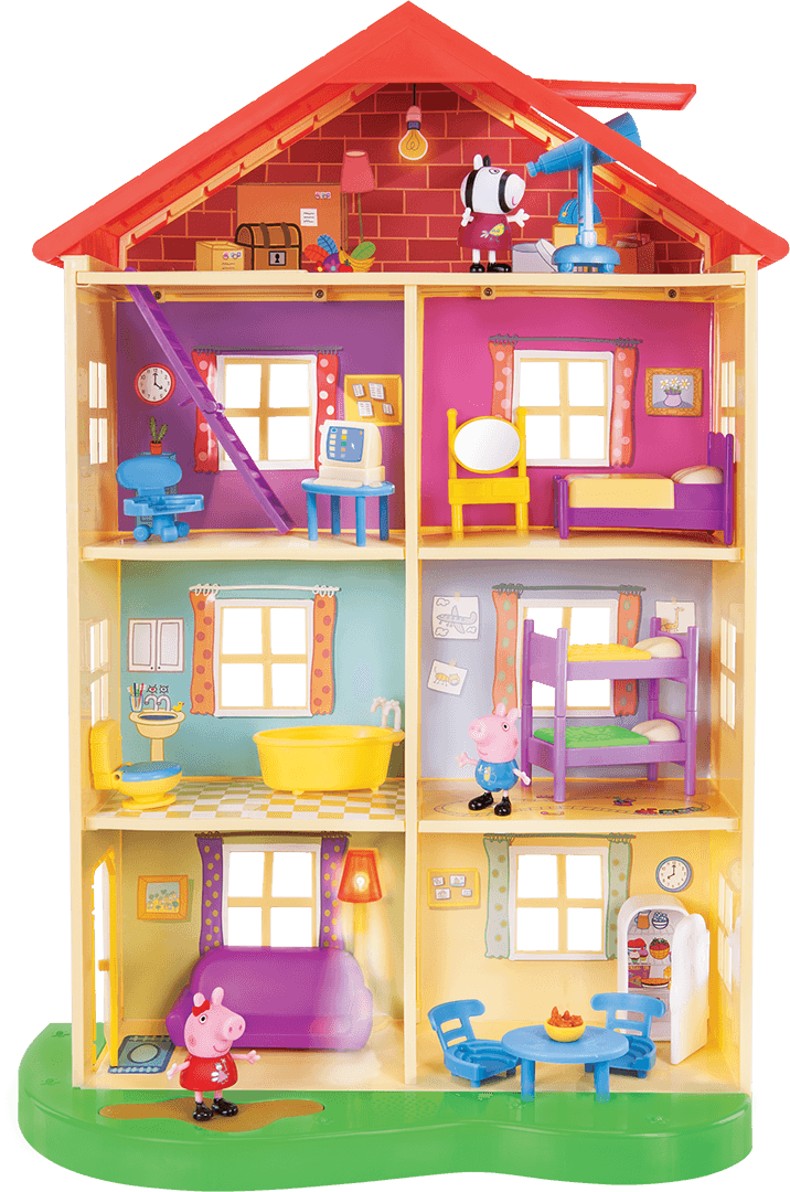 My Kids Just Love Peppa Pig, Especially My 3 Year Old - Peppa Pig Lights And Sounds Family Home (716x1080), Png Download
