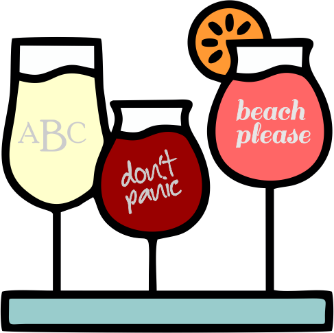 Custom Drinkware - Cocktail Party (487x485), Png Download