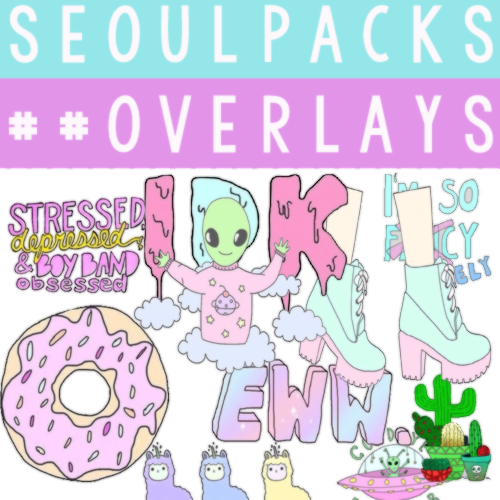 ❀ೃ If You Want 200 Overlays - Aesthetic Pastel Overlays Transparent Banner (500x500), Png Download