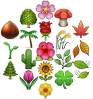 Flowers Emoji Png Plants Emojis Roblox Vector - Flower Emojis (420x420), Png Download