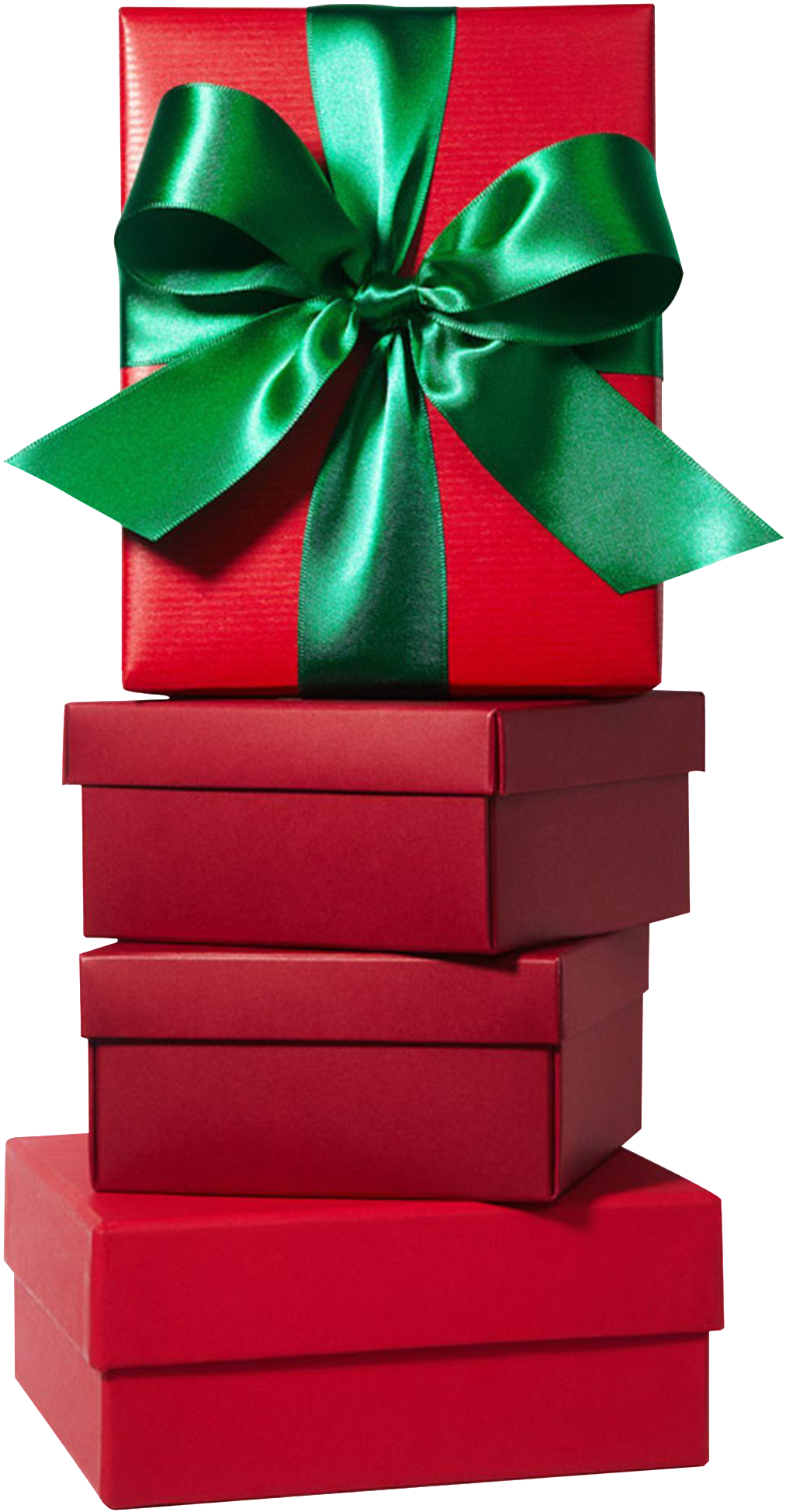 Festival Big Red Gift Box Transparent Decorative - Gift (1024x1954), Png Download