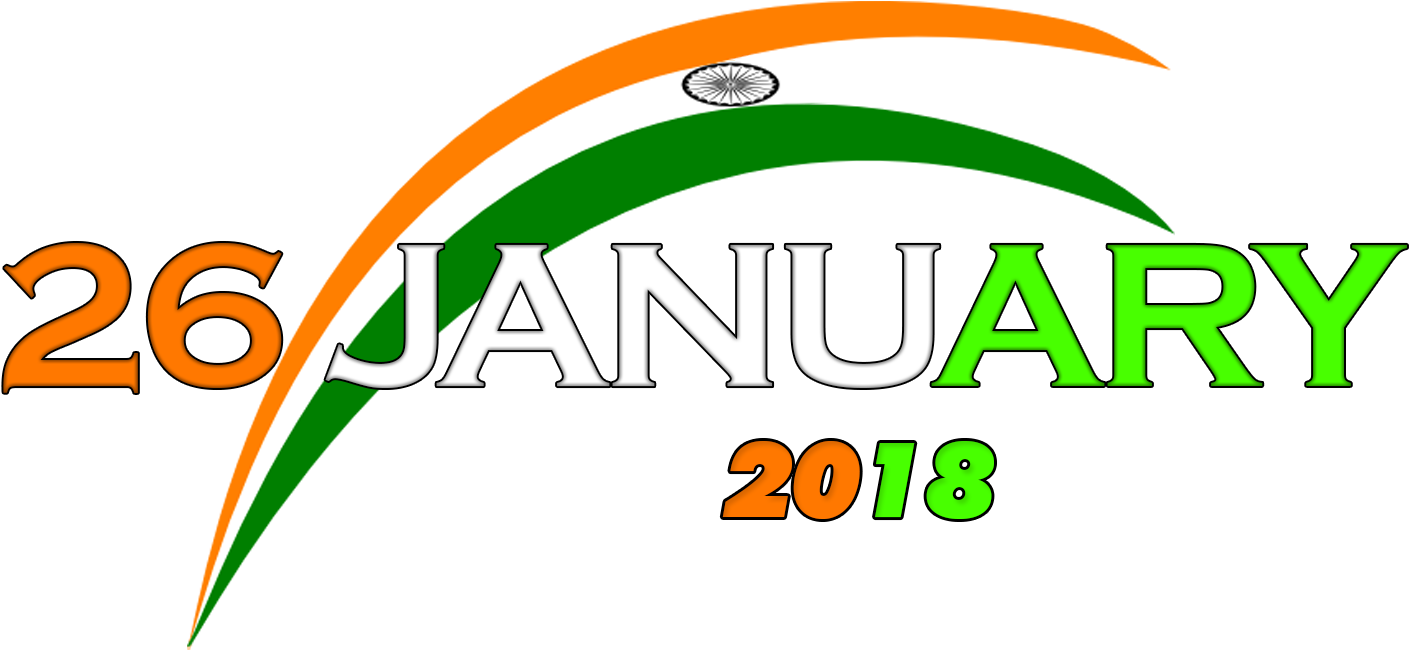 Republic Day 2018 Editing Png - 26 January Logo Png (1500x1080), Png Download