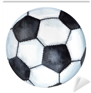 Wall Murals Classic Football Soccer Ball Drawing One - Color Blanco Y Negro (400x400), Png Download
