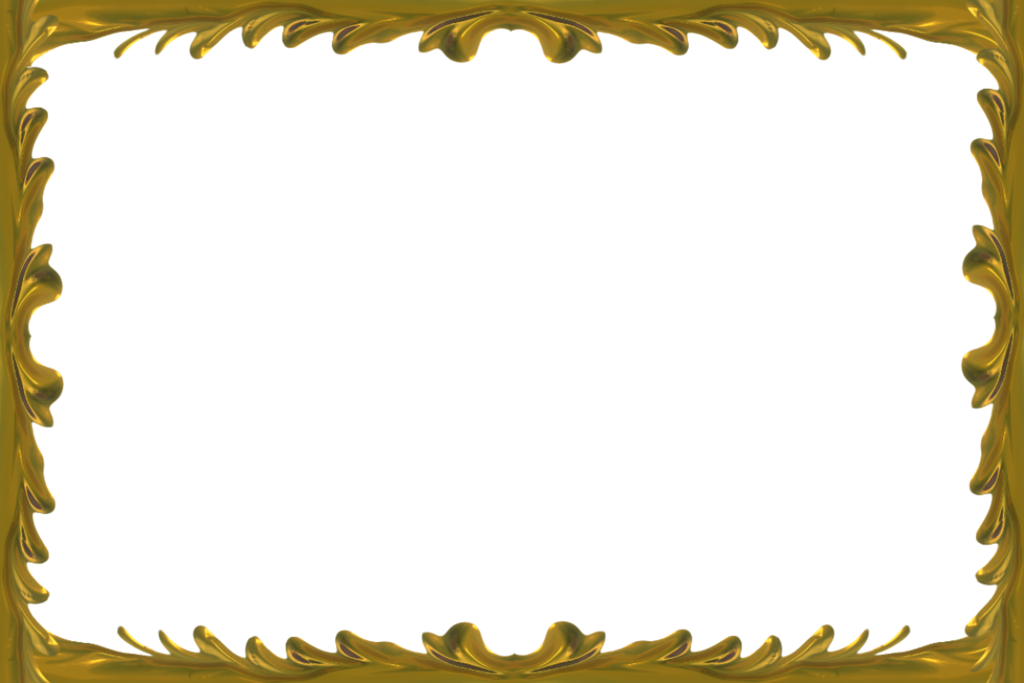 Golden Frame Png Free Download - Picture Frame (1024x683), Png Download