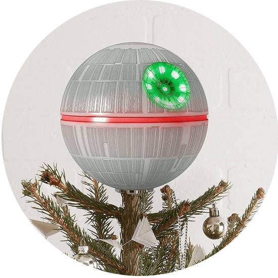 Star Wars Death Star Hallmark Keepsake Christmas Tree (550x550), Png Download