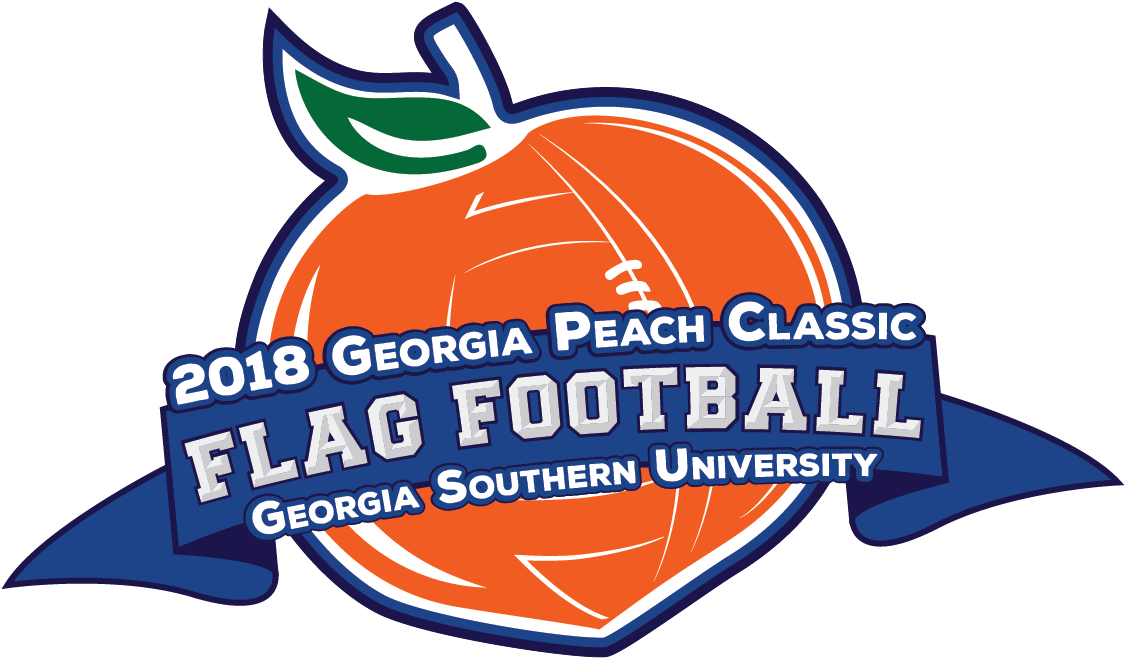 Georgia Peach Classic Flag Football (1147x695), Png Download