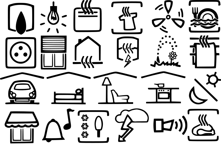 Symbols Clipart - Free Clipart Symbols (900x585), Png Download