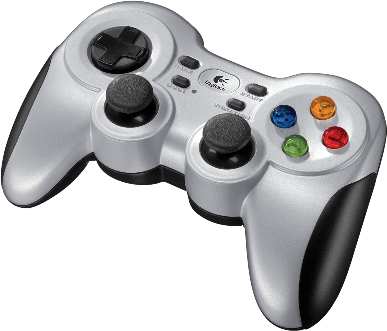 Learn More - F710 Wireless Gamepad Gamepads (2000x1165), Png Download