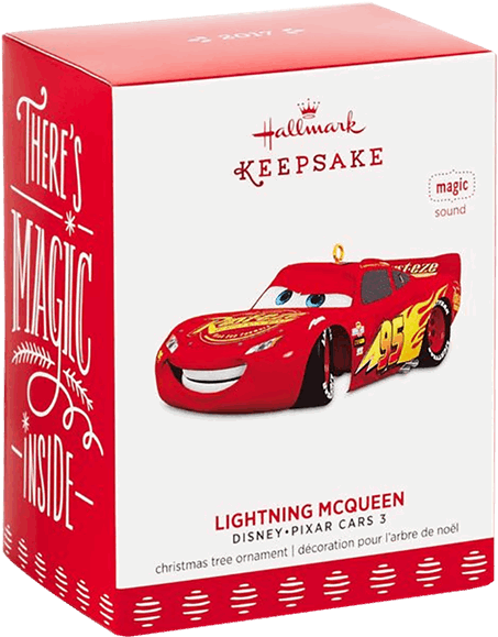 1 Of - 2017 Hallmark Keepsake Ornament - Disney/pixar Cars (600x600), Png Download