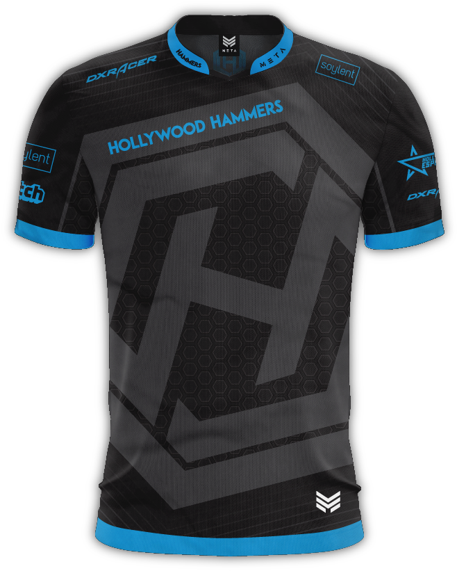 Hollywood Hammers Pro Jersey - Monsterdface (1000x1003), Png Download