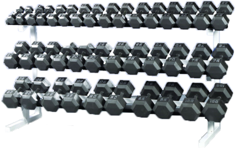 Back To The Interior - Promaxima Fw-58 Dumbbell Rack, 3 Tier, 84lx25wx43h (500x500), Png Download