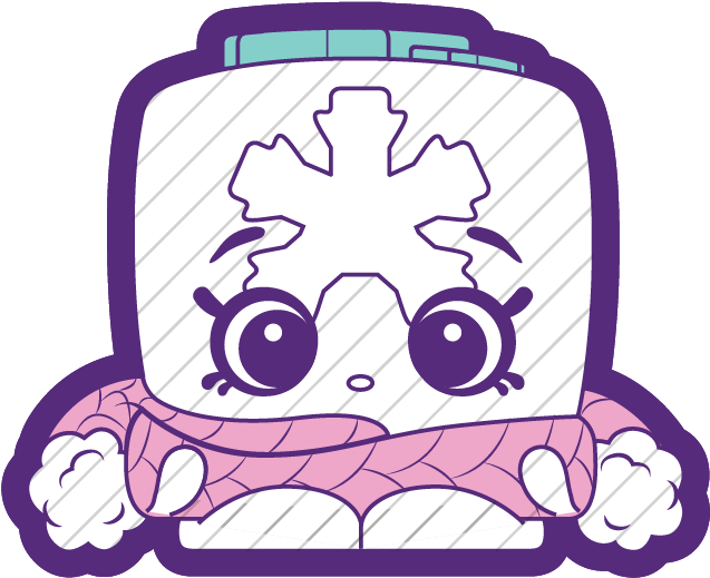 Blockey Is A Special Edition Frozen Flakes Tribe Shopkin - Shopkins (834x834), Png Download