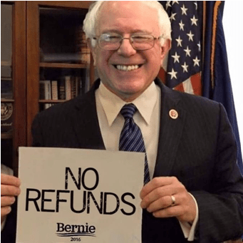 Bernie Sanders Refunds Cover - Dicks Out For Harambe (720x340), Png Download
