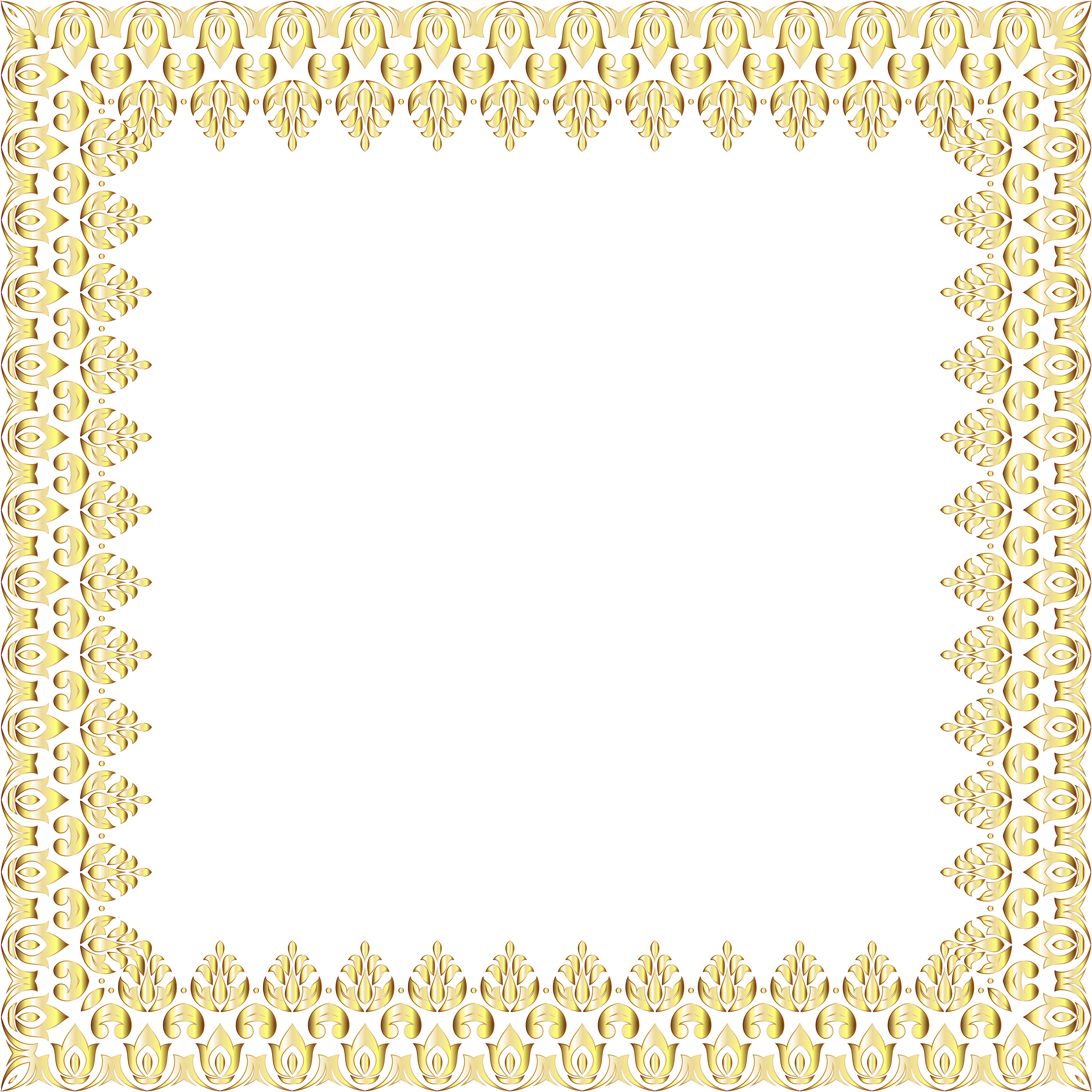 Gold Square Border Png (5000x5000), Png Download