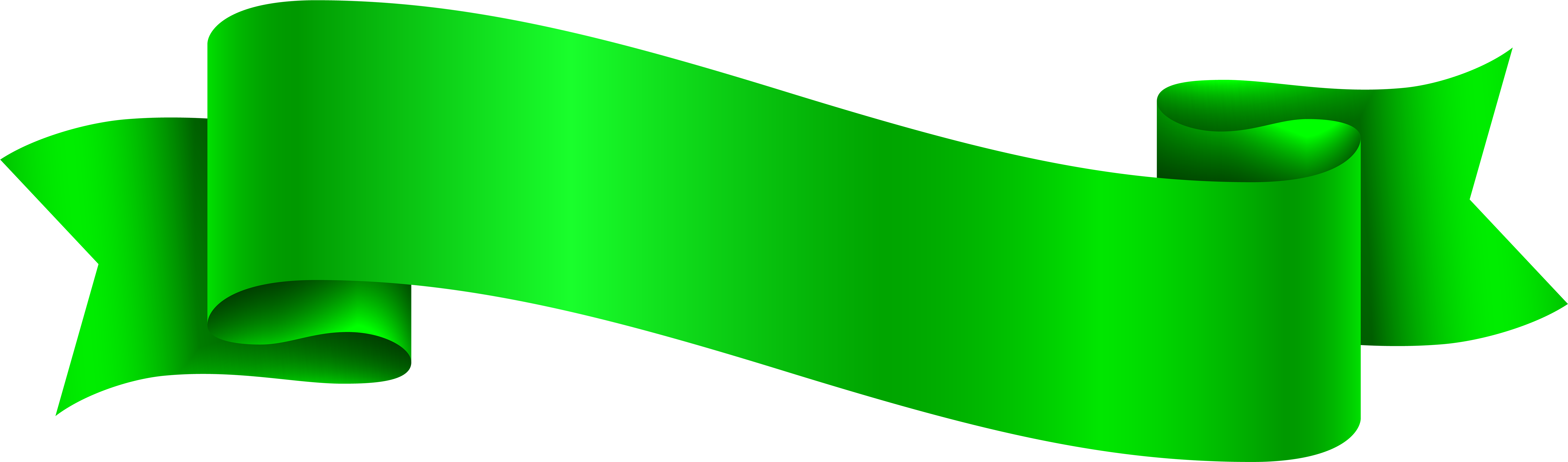 Green Banner Transparent Png Clip Art Image - Pink Ribbon Banner Clip Art (8000x2467), Png Download