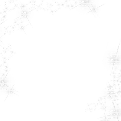 White Stars Frame Deco - Line Art (400x400), Png Download