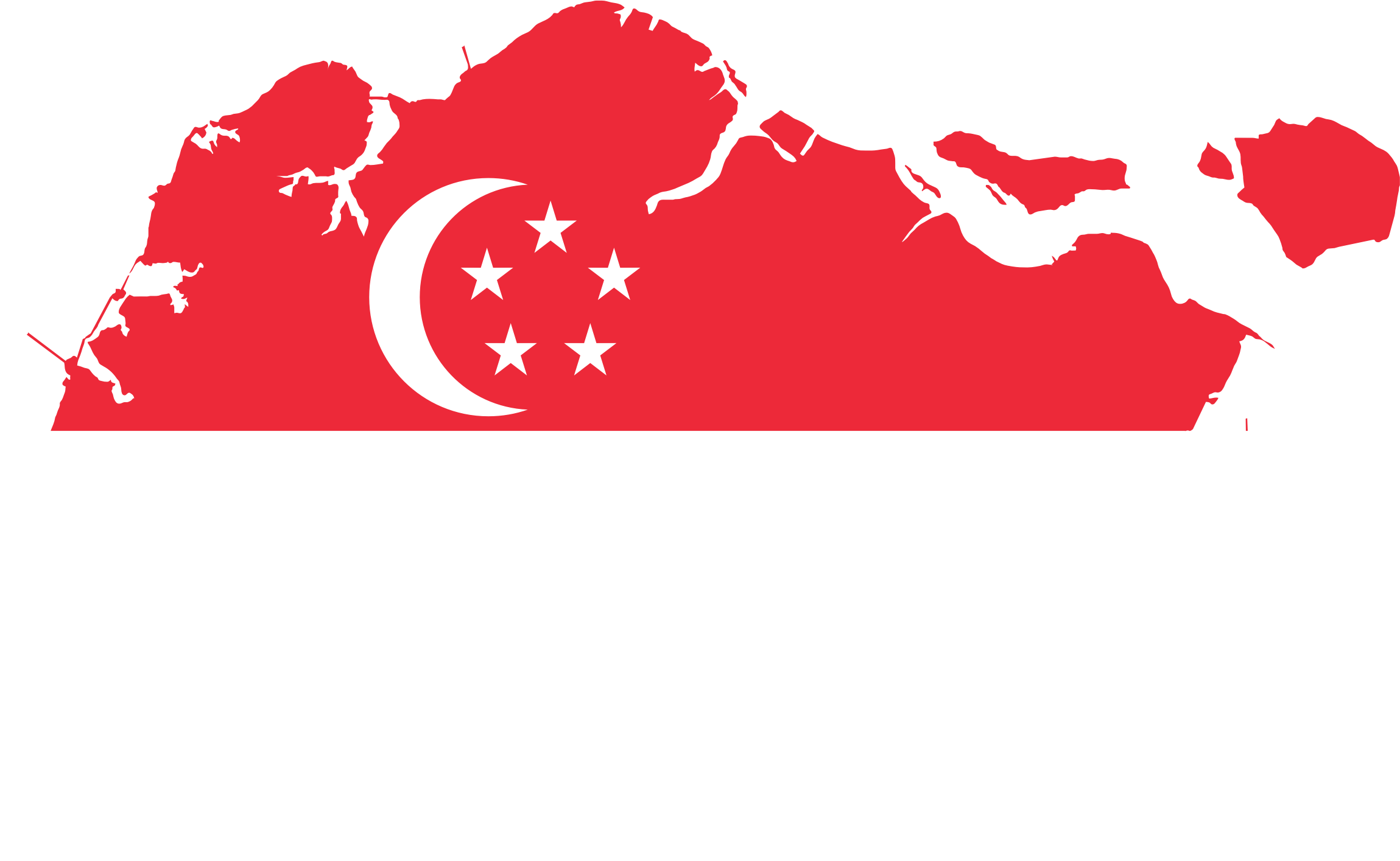 This Free Icons Png Design Of Singapore Map Flag (2299x1415), Png Download