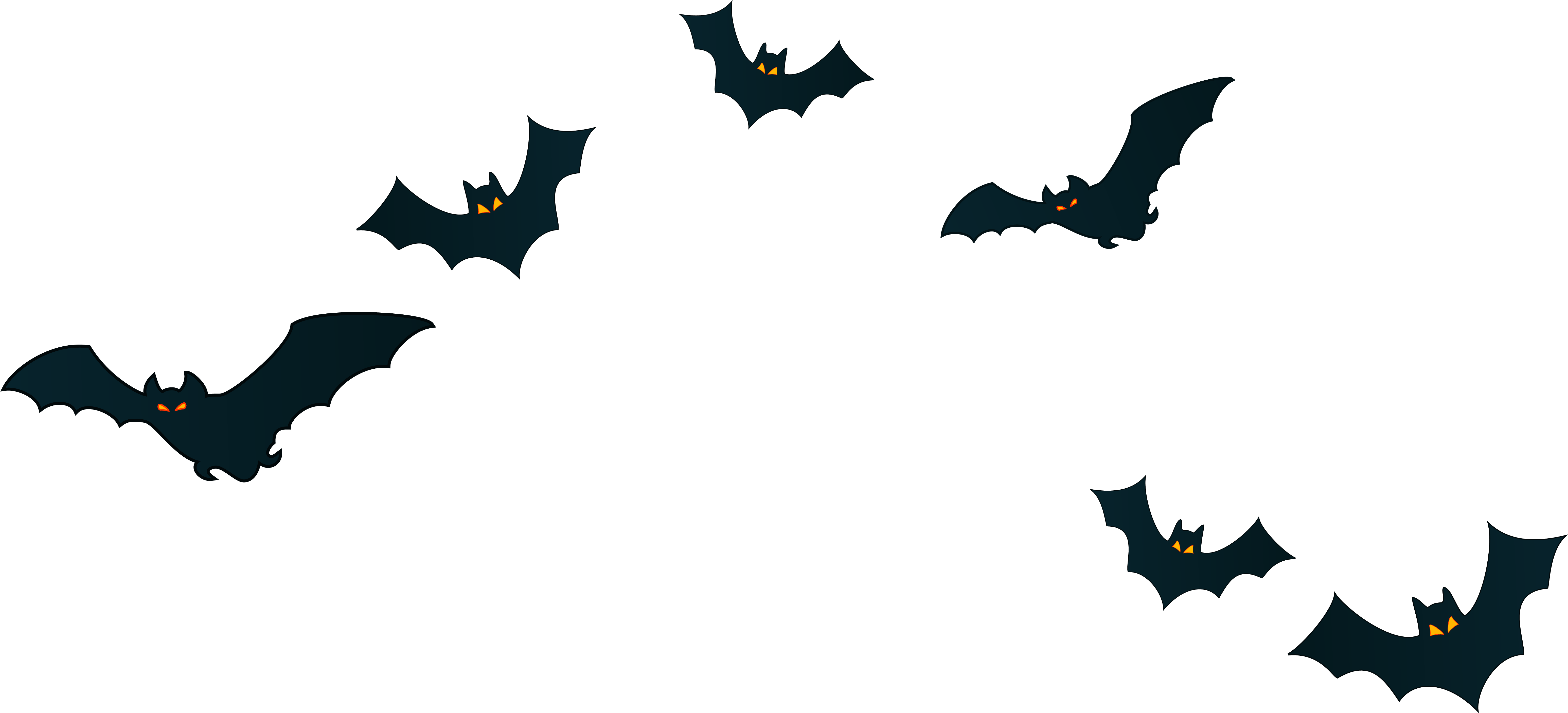 Bat (6327x2949), Png Download