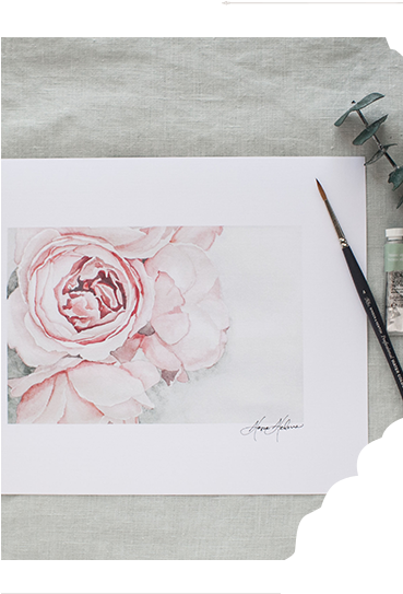 0 1 Realism - Watercolor Painting (368x729), Png Download