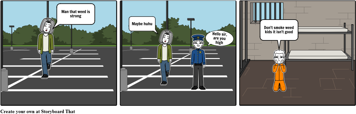 Weed - Storyboard (1164x385), Png Download