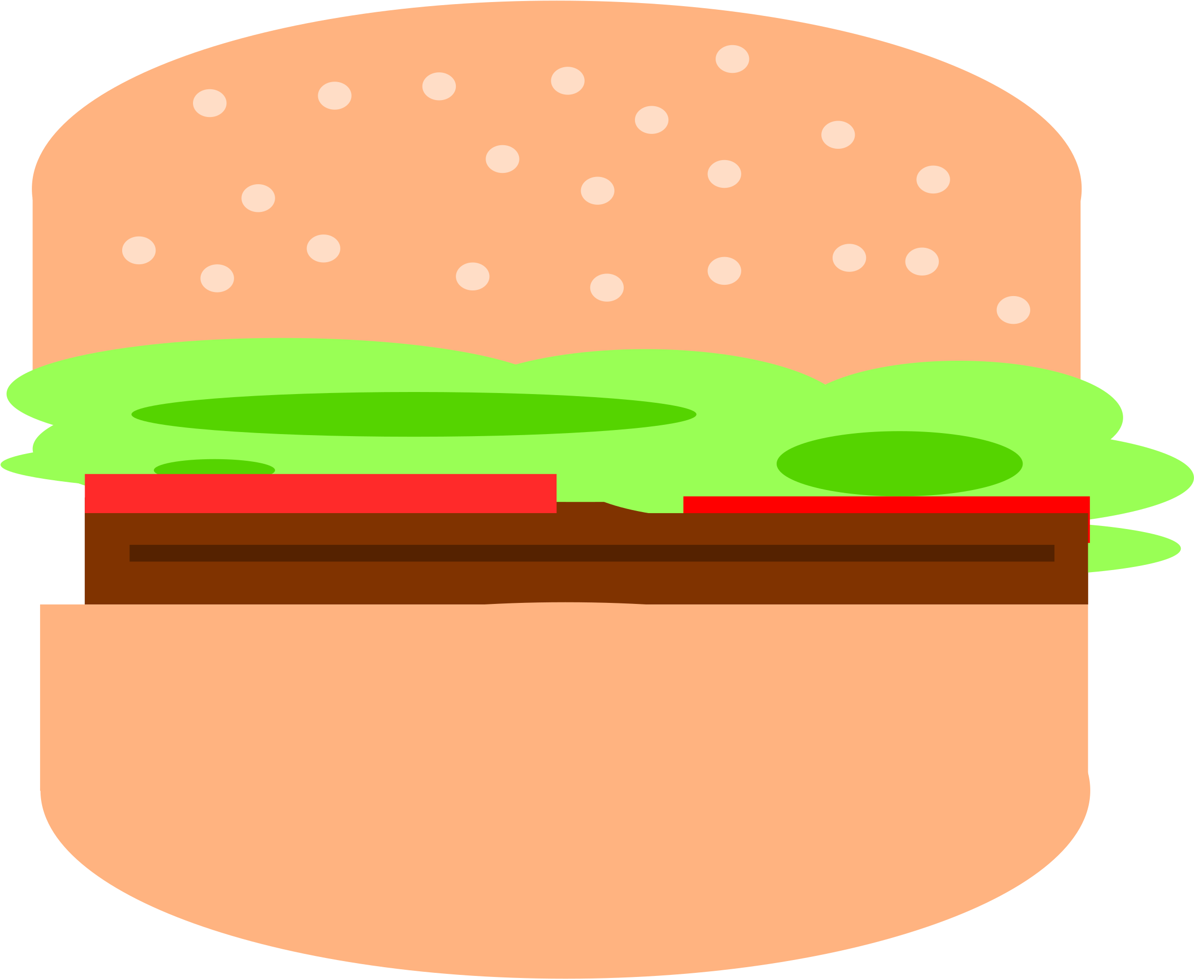 This Free Icons Png Design Of Simple Hamburger (2400x3394), Png Download