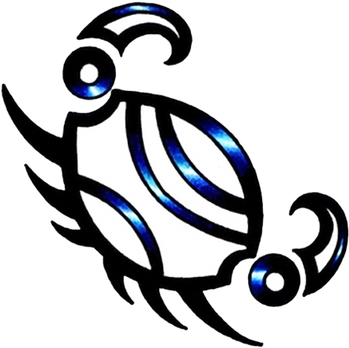Awesome Tribal Cancer Tattoo Design - Cancer Zodiac Sign Transparent (500x501), Png Download