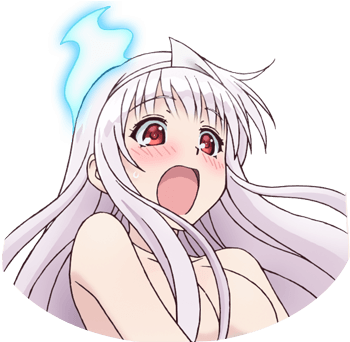 Yuuna Anime Face 1 - Anime (370x385), Png Download