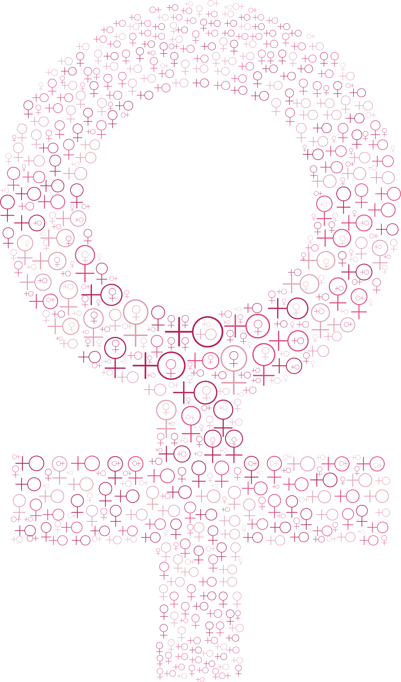This Free Icons Png Design Of Female Symbol Fractal (1376x2338), Png Download