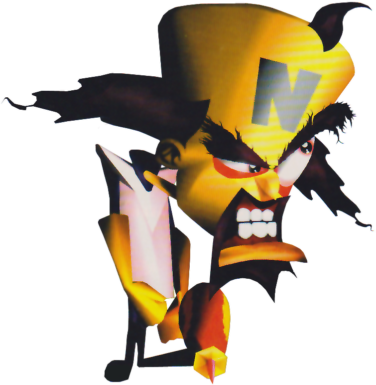 Doctor Neo Cortex In The Original Crash Bandicoot From - Crash Bandicoot Cortex Png (755x772), Png Download
