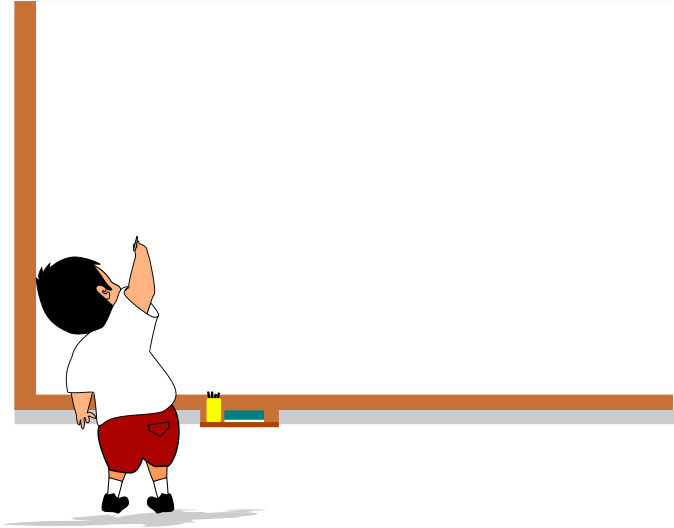 Free Chalkboard Clipart Public Domain Clip Art - Writing On Blackboard Clipart (800x632), Png Download