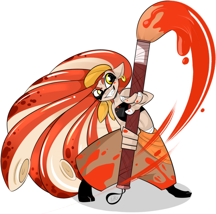 Sona By Dragonfoxgirl On Deviantart Splatoonsona - Splatoon (934x856), Png Download