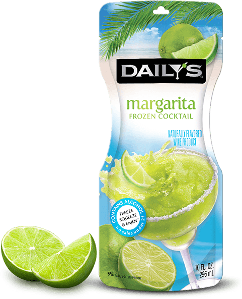 Daily's Frozen Margarita Pouch - Frozen Margaritas In A Bag (690x714), Png Download