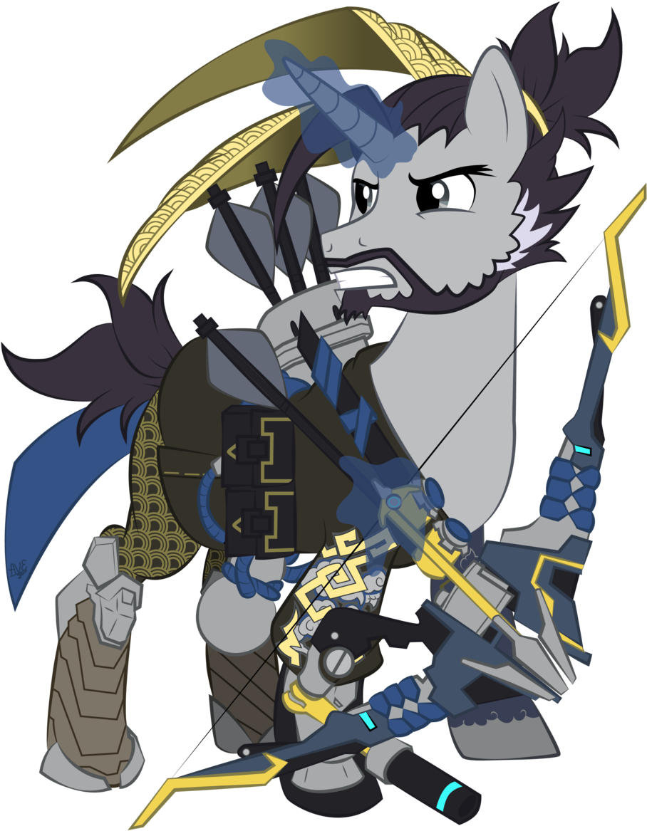 Armor, Arrow, Artist - Hanzo Pony (1024x1325), Png Download
