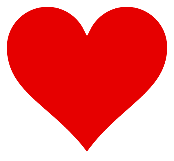 How To Set Use Heart With White Border Clipart (600x557), Png Download