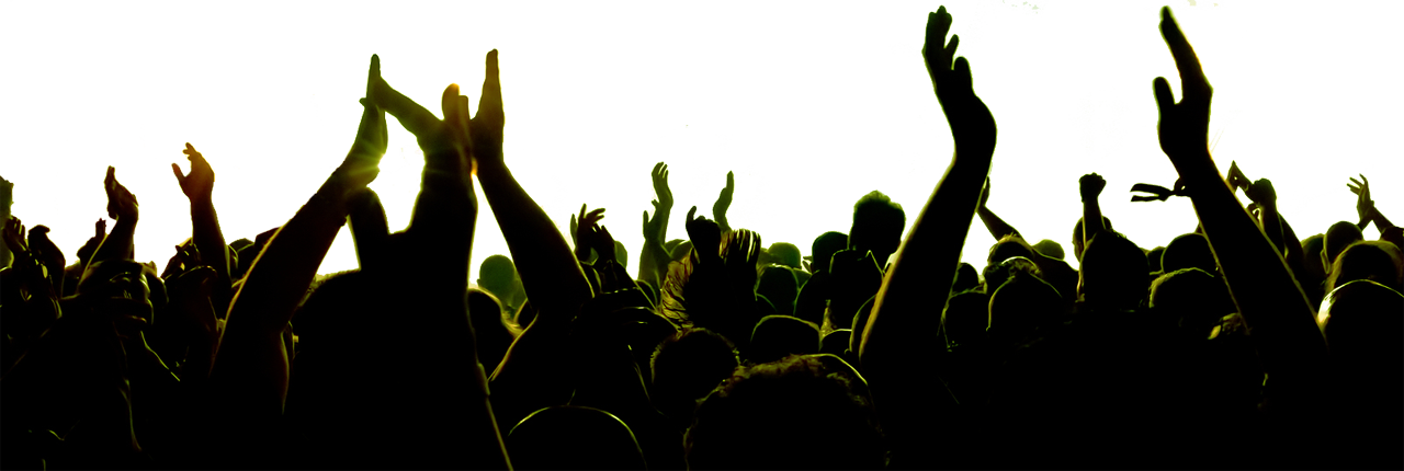 Crowd - Kingtop Squier By Fender Affinity Left Hand Telecaster (1280x430), Png Download