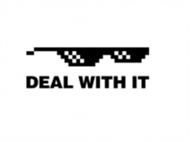 Deal With It Glasses Png Image Image - Abkommen Mit Ihm Kaffeetasse (420x420), Png Download
