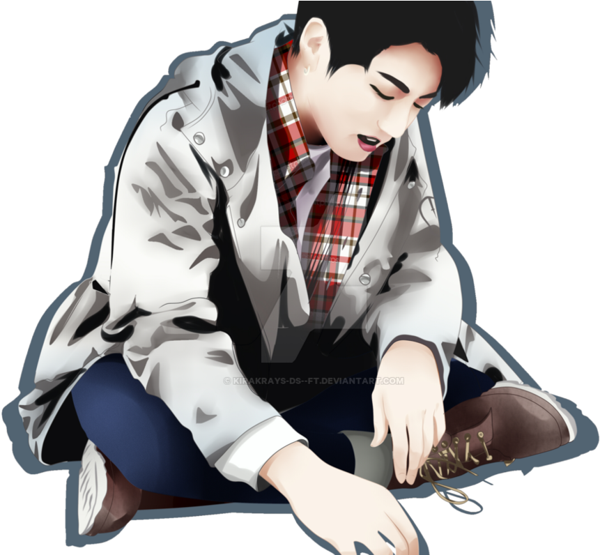 Transparent Jungkook Fanart - Jungkook Fanart Transparent (1005x795), Png Download