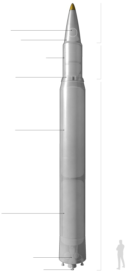 Nuclear Missile Png Image Transparent - Portable Network Graphics (600x972), Png Download