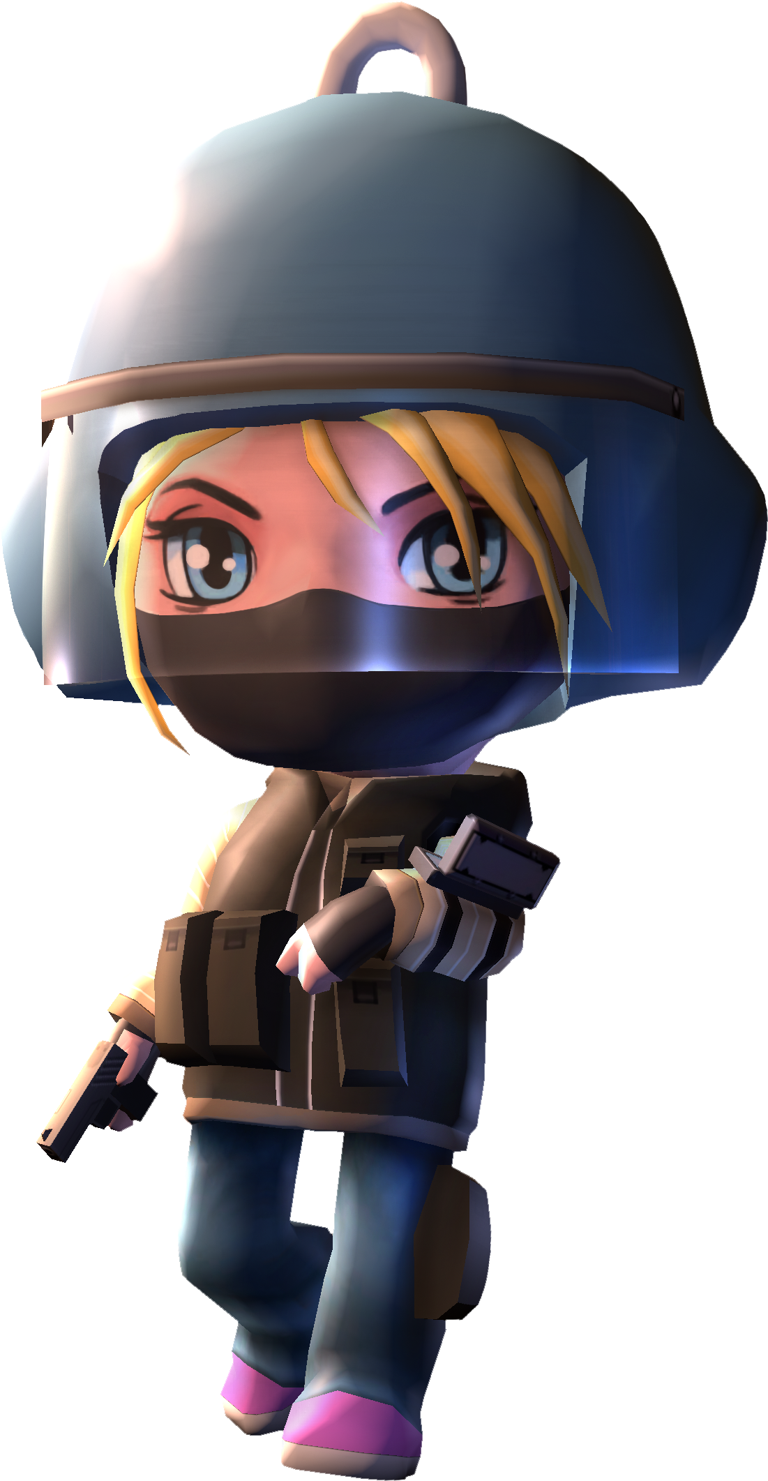 Clip Art Freeuse Download Chibi Transparent Rainbow - Rainbow Six Siege Iq Charm (1488x2304), Png Download