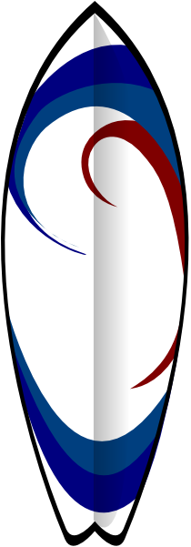 Original Png Clip Art File Surfboard Svg Images Downloading (486x600), Png Download