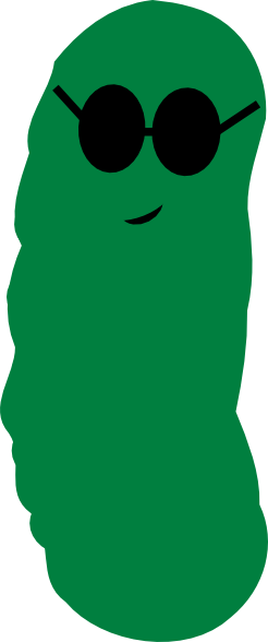 Pickle Clipart Face - Pickle Clip Art Png (246x588), Png Download